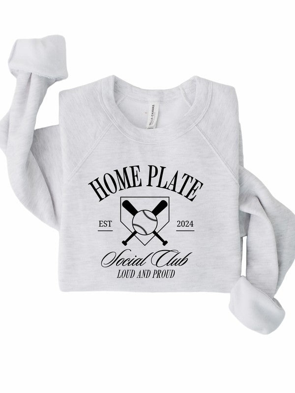 Home Plate Social Club Premium Bella Sweatshirt