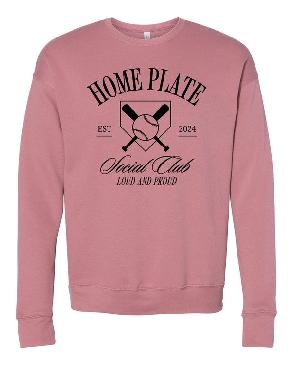 Home Plate Social Club Premium Bella Sweatshirt