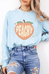 Peachy Cute Peach Summer Graphic Tee