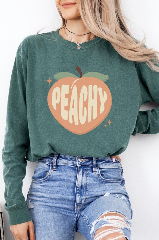 Peachy Cute Peach Summer Graphic Tee