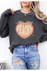 Peachy Cute Peach Summer Graphic Tee