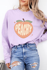 Peachy Cute Peach Summer Graphic Tee