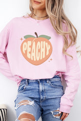 Peachy Cute Peach Summer Graphic Tee