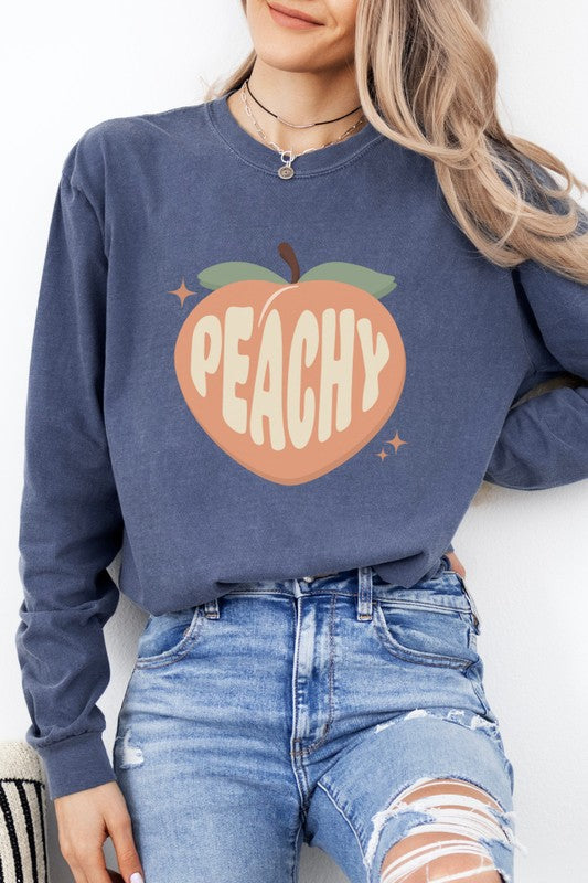 Peachy Cute Peach Summer Graphic Tee