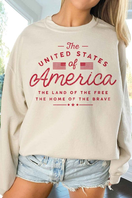 UNITED STATES OF AMERICA OVERSIZED SWEATSHIRT