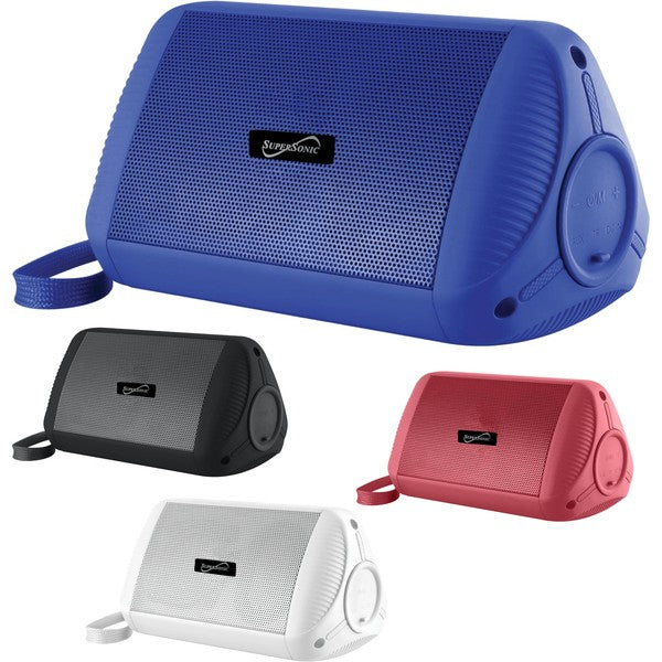 Supersonic IPX6 Water-Resistant BT Speaker with TWS