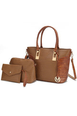 MKF Shonda Tote with Cosmetic Pouch & Wristlet by Mia k