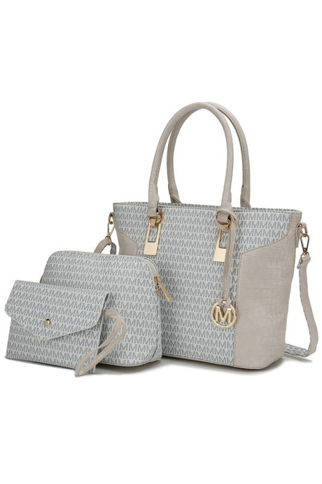 MKF Shonda Tote with Cosmetic Pouch & Wristlet by Mia k