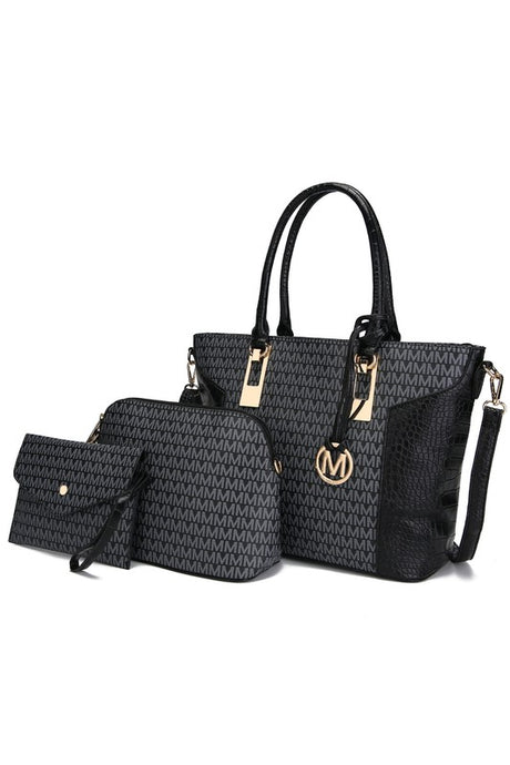 MKF Shonda Tote with Cosmetic Pouch & Wristlet by Mia k