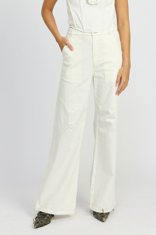 High Waisted Trending Wide Leg Pants