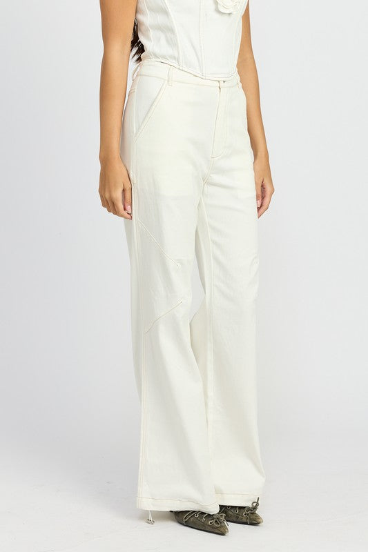 High Waisted Trending Wide Leg Pants