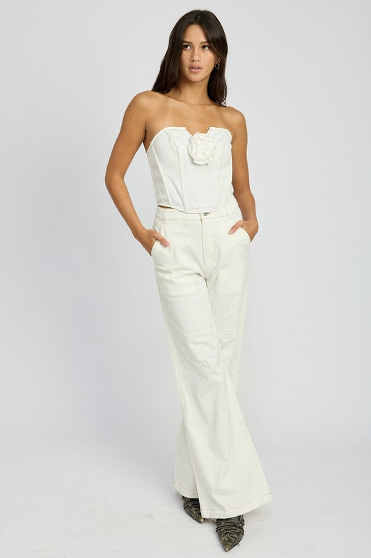 High Waisted Trending Wide Leg Pants