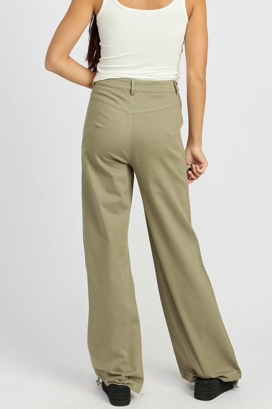 High Waisted Trending Wide Leg Pants