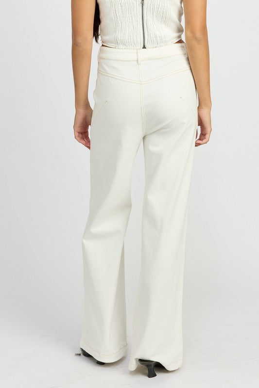 High Waisted Trending Wide Leg Pants