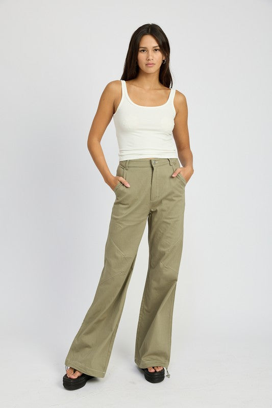 High Waisted Trending Wide Leg Pants