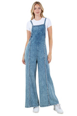 Loose Fit Style Sailor Pant Jumpsuit