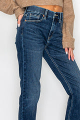 Tummy Control High Rise Straight Jeans