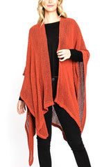 Open Knit All Year Ruana Cardigan