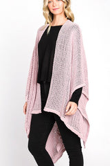 Open Knit All Year Ruana Cardigan