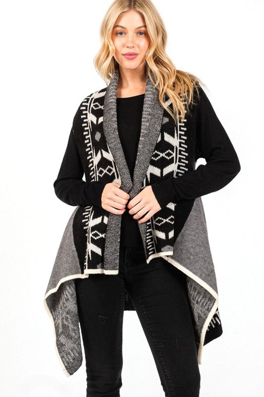 Aztec Pattern Winter Vest