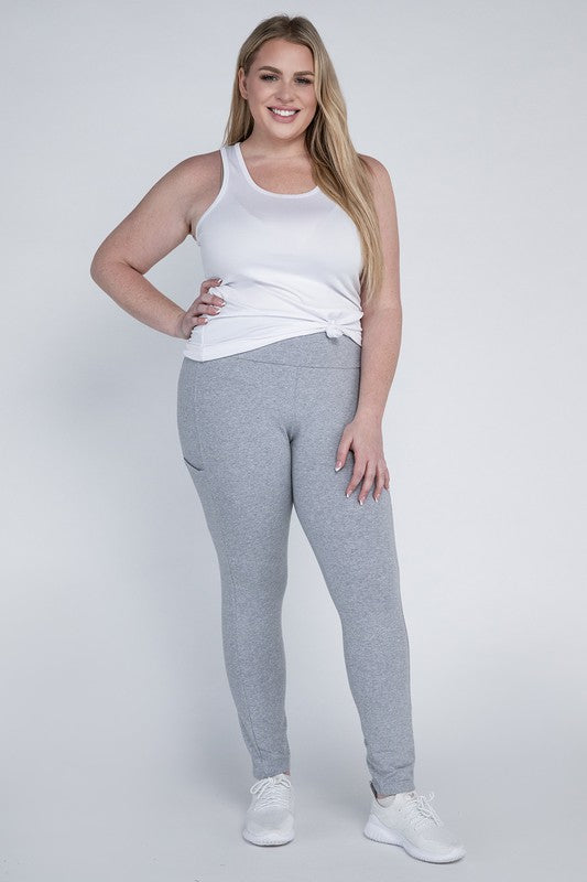 Plus Everyday Leggings with Pockets king-general-store-5710.myshopify.com