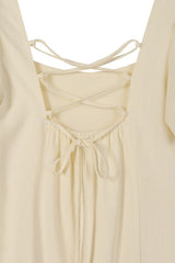 Light Yellow Back Strap Dress king-general-store-5710.myshopify.com