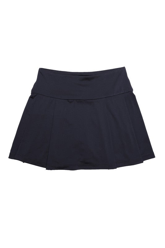 Light fabric tennis skirt