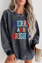 MERRY AND BRIGHT Graphic Sweatshirt king-general-store-5710.myshopify.com