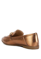 Metallic Faux Leather Ichiro Loafer