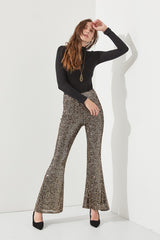 High Waist Flare Leg Sequin Pants king-general-store-5710.myshopify.com