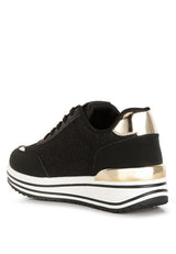 Mailys Metallic Panel Platform Sneakers king-general-store-5710.myshopify.com