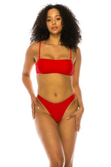 Bandeau High Cut Bikini Swimsuit king-general-store-5710.myshopify.com