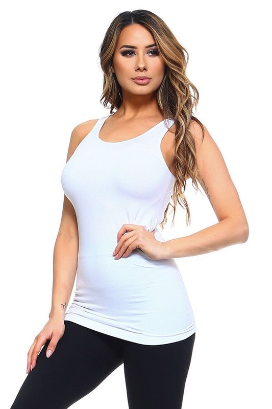 Body-con Longline Hem Seamless Tank Top