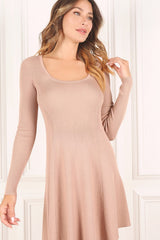 Knitted Fit and Flare Dress king-general-store-5710.myshopify.com