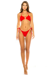 Bandeau Halter Top Side Tie Bikini king-general-store-5710.myshopify.com