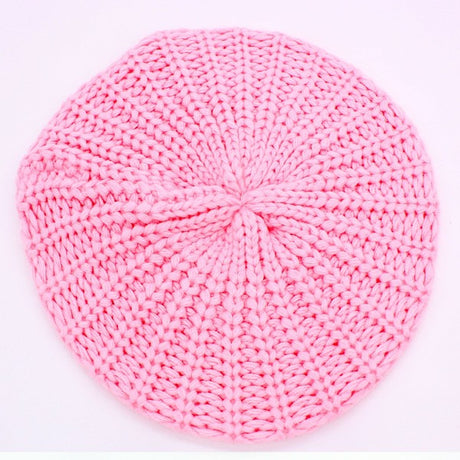 KNITTED CABLE KNIT FASHION BERET king-general-store-5710.myshopify.com