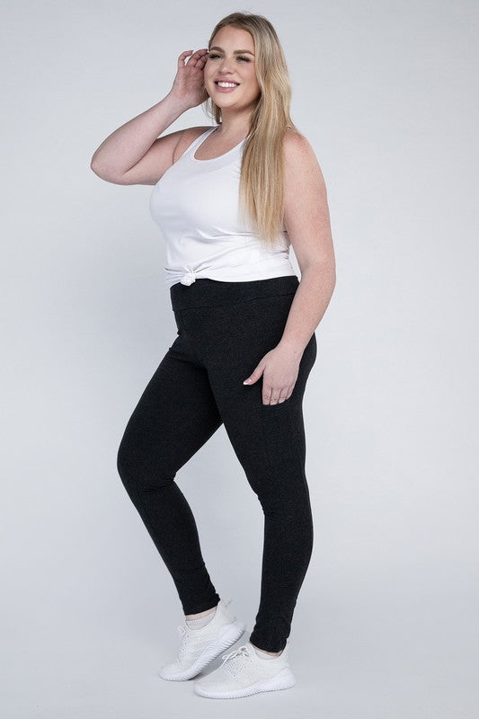 Plus Everyday Leggings with Pockets king-general-store-5710.myshopify.com