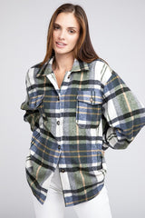 Textured Shirts With Big Checkered Point king-general-store-5710.myshopify.com