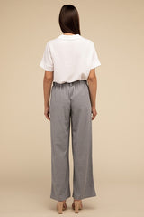 Casual Waffle Trouser Pants