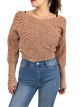 Off Shoulder Wrap Bolero Sweater king-general-store-5710.myshopify.com