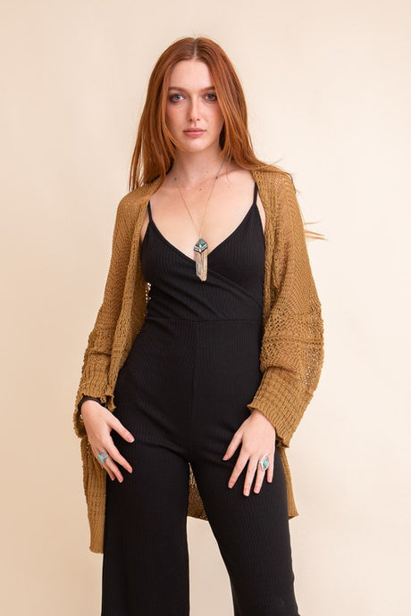 Knit Netted Cardigan king-general-store-5710.myshopify.com