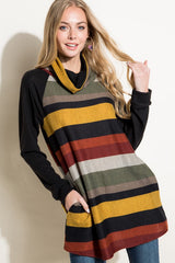 TURTLE NECK TUNIC TOP