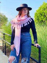 Feminine Fringe Blanket Scarf king-general-store-5710.myshopify.com