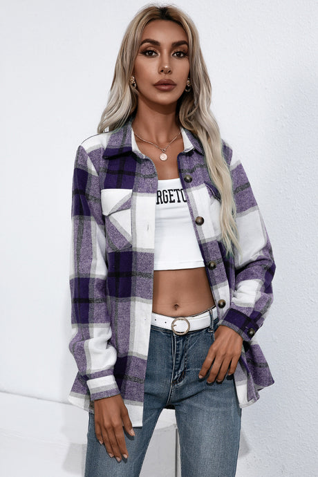 Plaid Button Up Flannel Shirt king-general-store-5710.myshopify.com