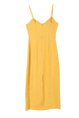 Cut Out Tie Front Slip Dress king-general-store-5710.myshopify.com