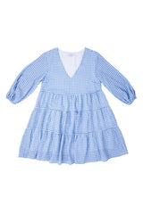 Gingham Checked Tiered Dress king-general-store-5710.myshopify.com