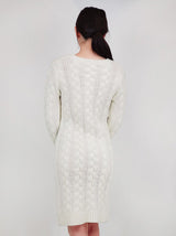 Loose Fit Knee Length Heavy Cable Knitted Dress king-general-store-5710.myshopify.com