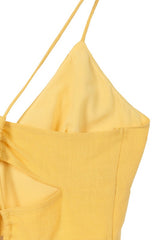 Yellow Crop Tank Top king-general-store-5710.myshopify.com