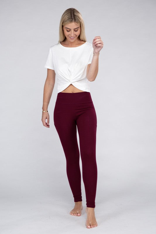 Active Leggings Featuring Concealed Pockets king-general-store-5710.myshopify.com