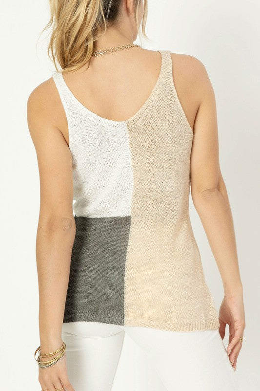 Color Block Cami Top king-general-store-5710.myshopify.com